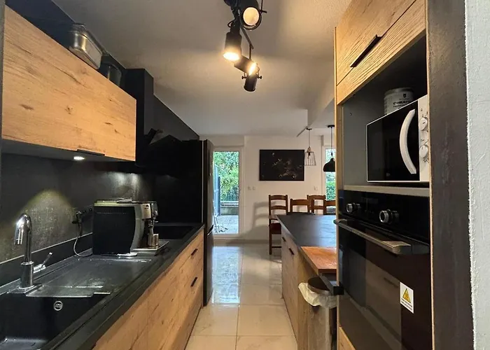 Large Modern - Terrace - Parking Apartman Colmar